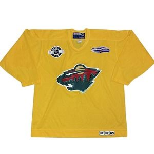 Minnesota Wild Vintage CCM Center Ice NHL Hockey Jersey Mens Size XL Sewn
